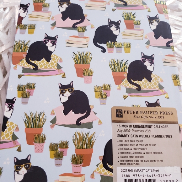🆕️ NEW 18-Month Smarty Cats🐈 2020-2021 Planner - Picture 14 of 16